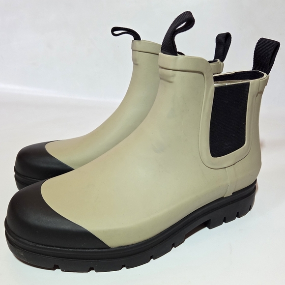 Everlane The Rain Boot Chelsea Chunky Rubber Ankle Rain Boots Sustainable Size 7 - Picture 3 of 16